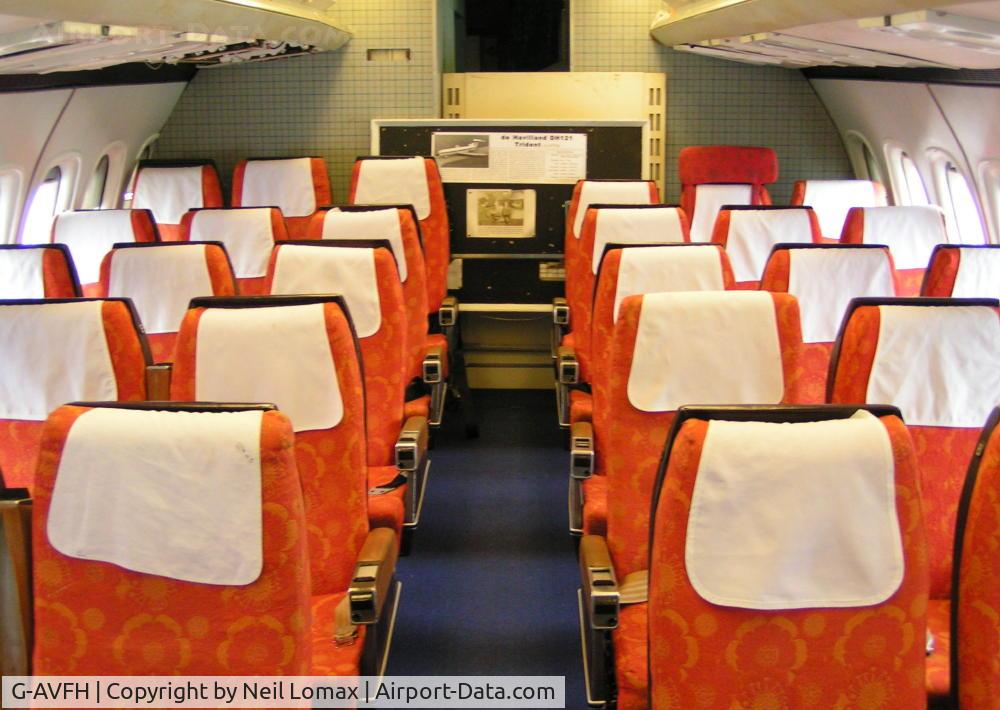 G-AVFH, 1971 Hawker Siddeley HS-121 Trident 2E C/N 2147, Inside.