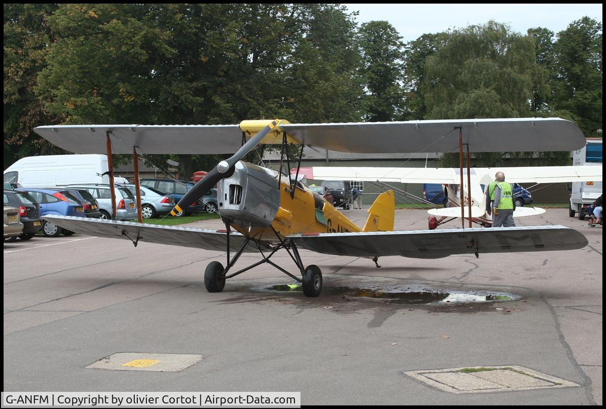 G-ANFM, 1941 De Havilland DH-82A Tiger Moth II C/N 83604, Duxford Spitfire 60th anniversary airshow