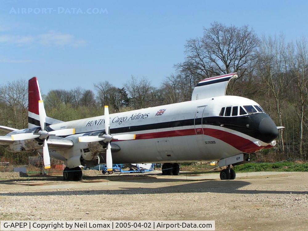 G-APEP, 1961 Vickers Vanguard 953 C/N 719, Preserved at Brooklands.