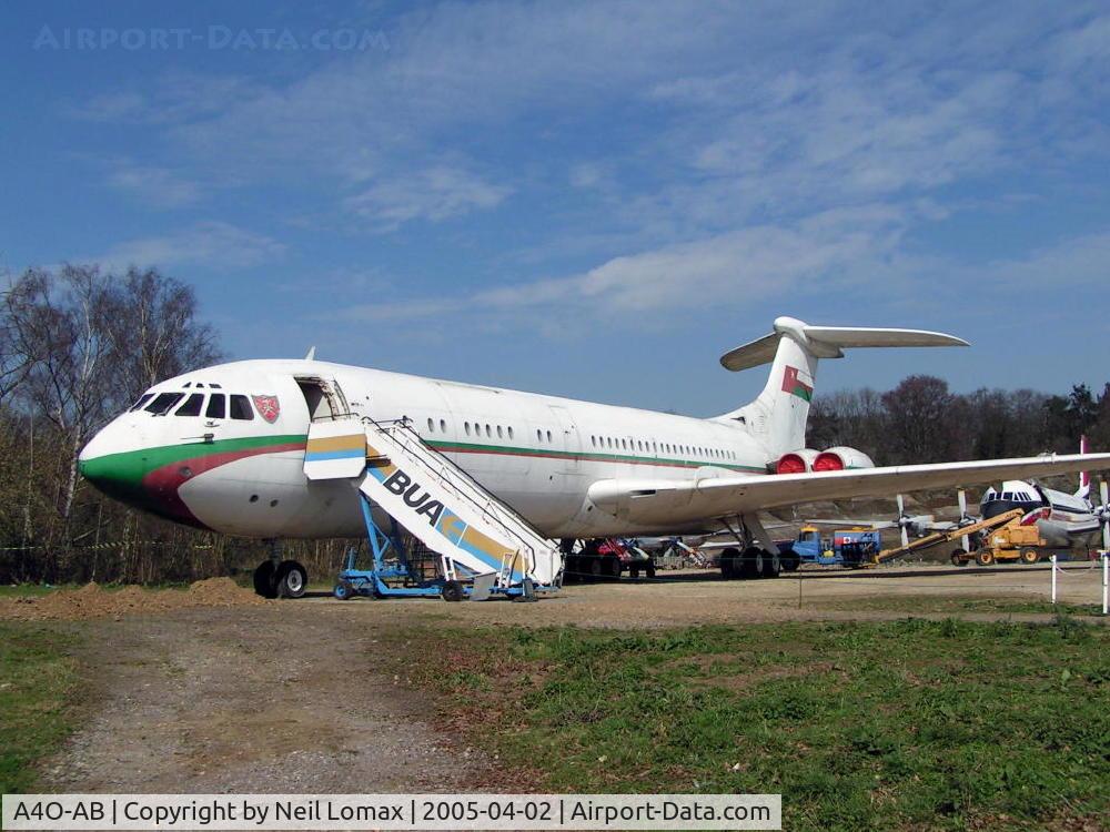 A4O-AB, 1963 Vickers VC10 Srs 1103 C/N 820, Preserved at Brooklands.