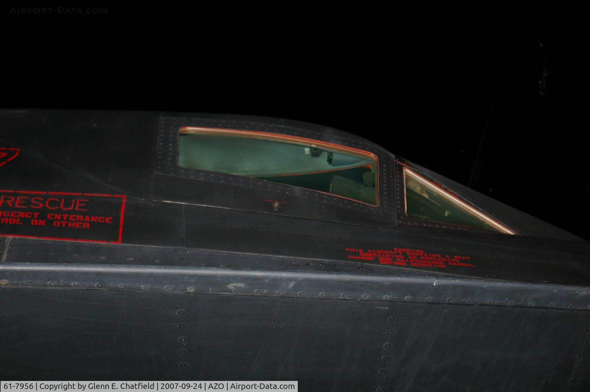 61-7956, 1961 Lockheed SR-71B Blackbird C/N 2007, At the Kalamazoo Air Zoo