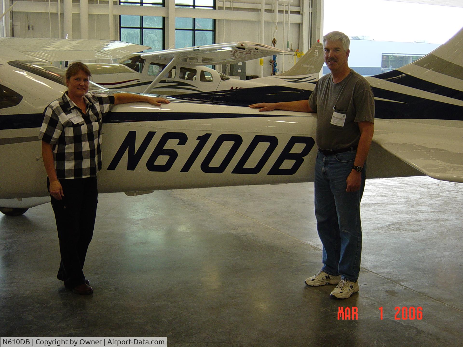 N610DB, 2006 Cessna T182T Turbo Skylane C/N T18208504, Delivery at Independence KS