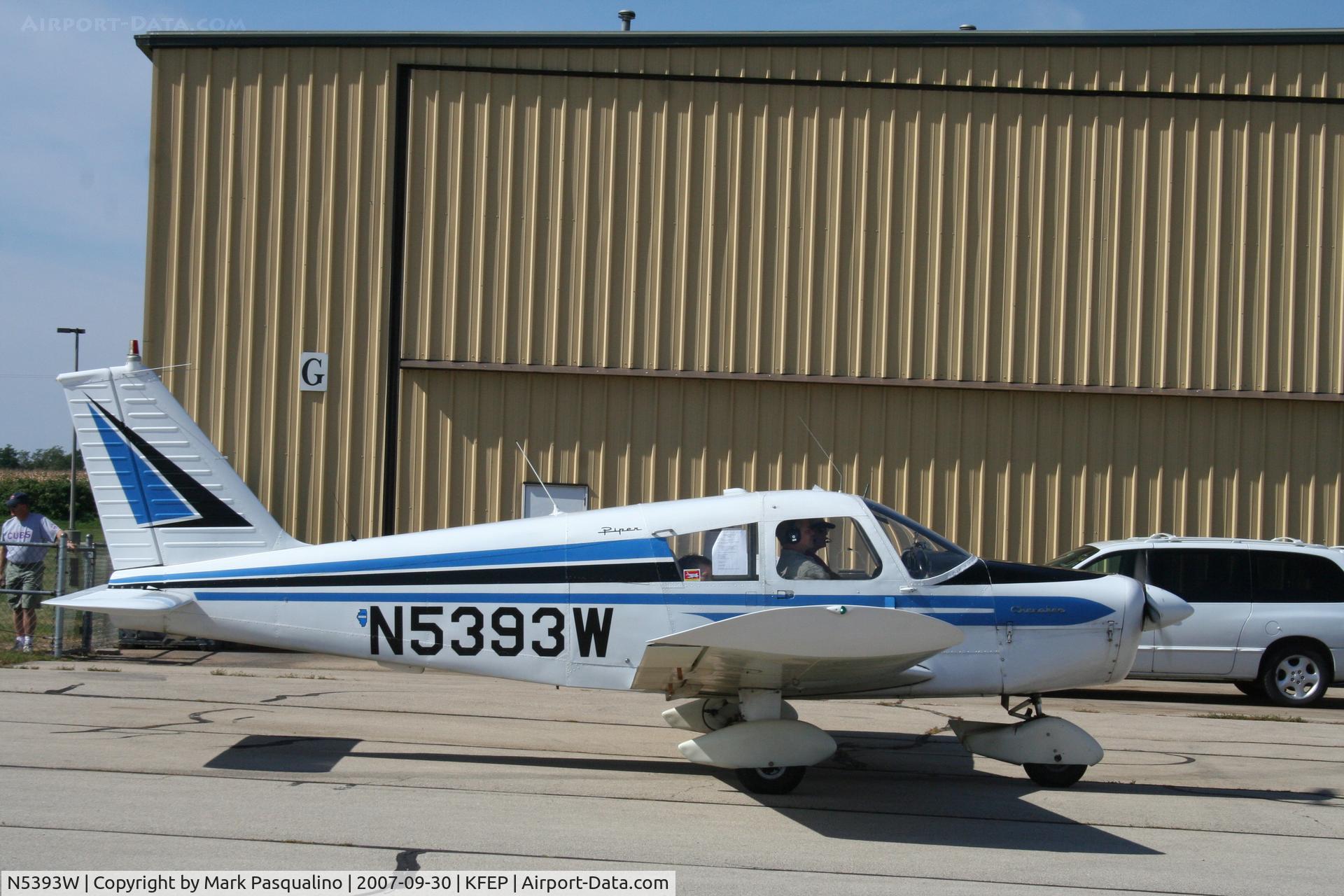 N5393W, 1962 Piper PA-28-160 Cherokee Cherokee C/N 28-461, Piper PA-28