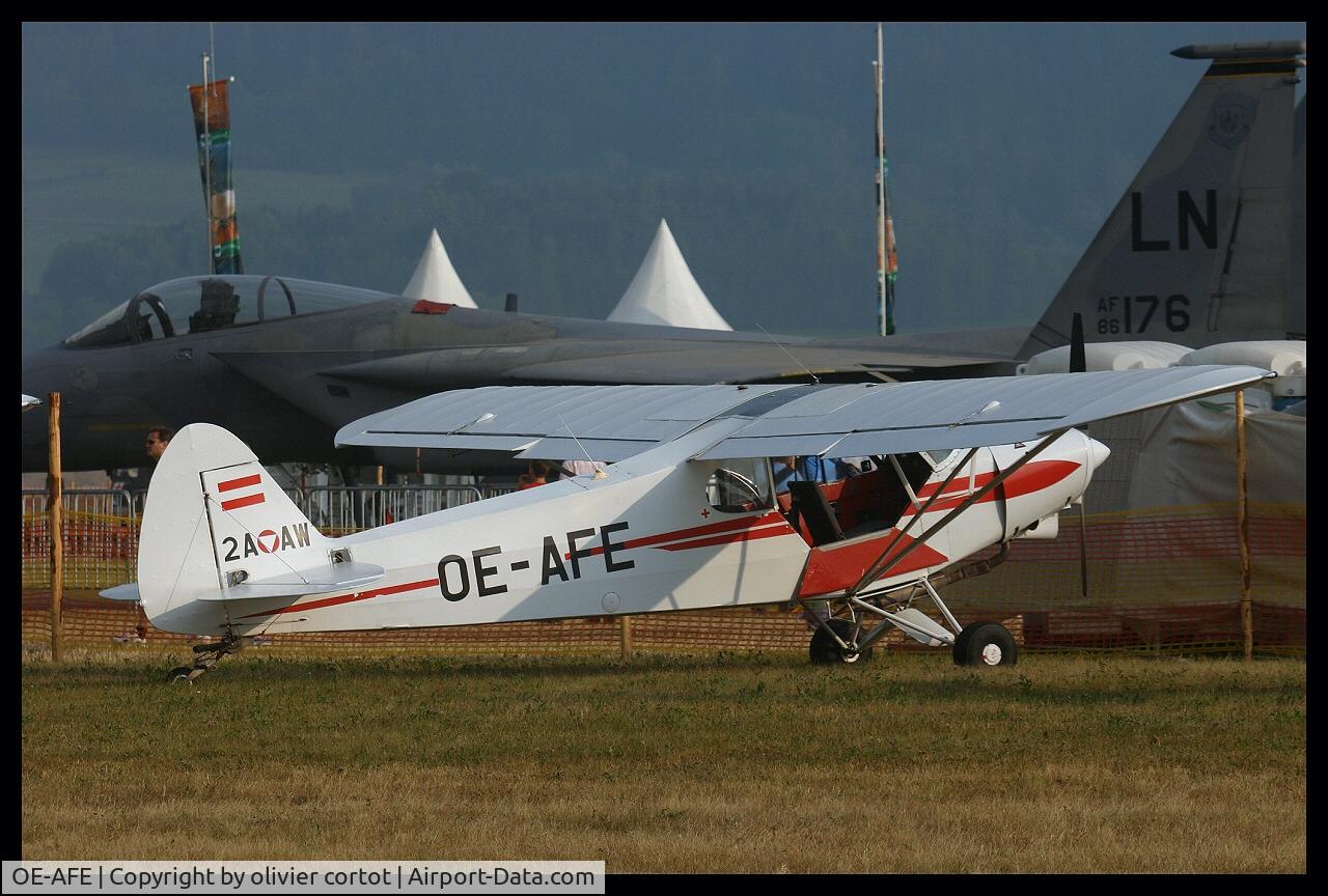 OE-AFE, Piper PA-18-150 Super Cub C/N 18-6336, Air power 2005, Zeltweg, Austria