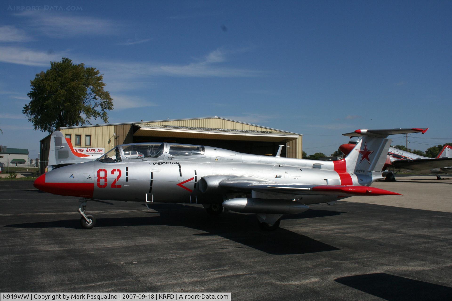 N919WW, 1967 Aero L-29 DELFIN C/N 792383, L-29