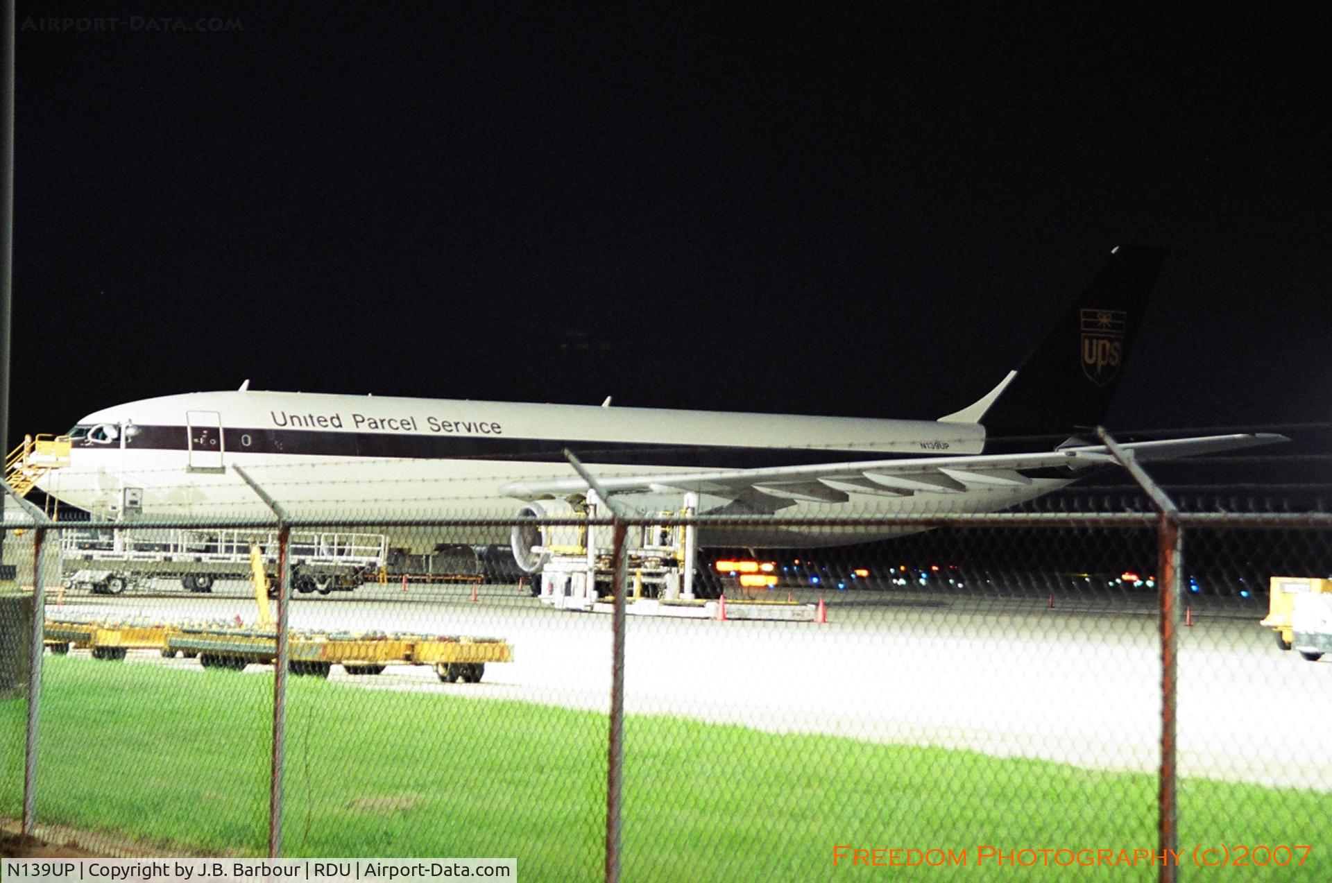 N139UP, 2001 Airbus A300F4-622R(F) C/N 0822, N/A