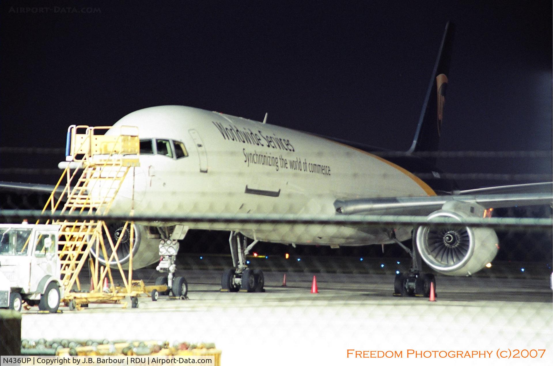 N436UP, 1994 Boeing 757-24APF C/N 25467, N/A