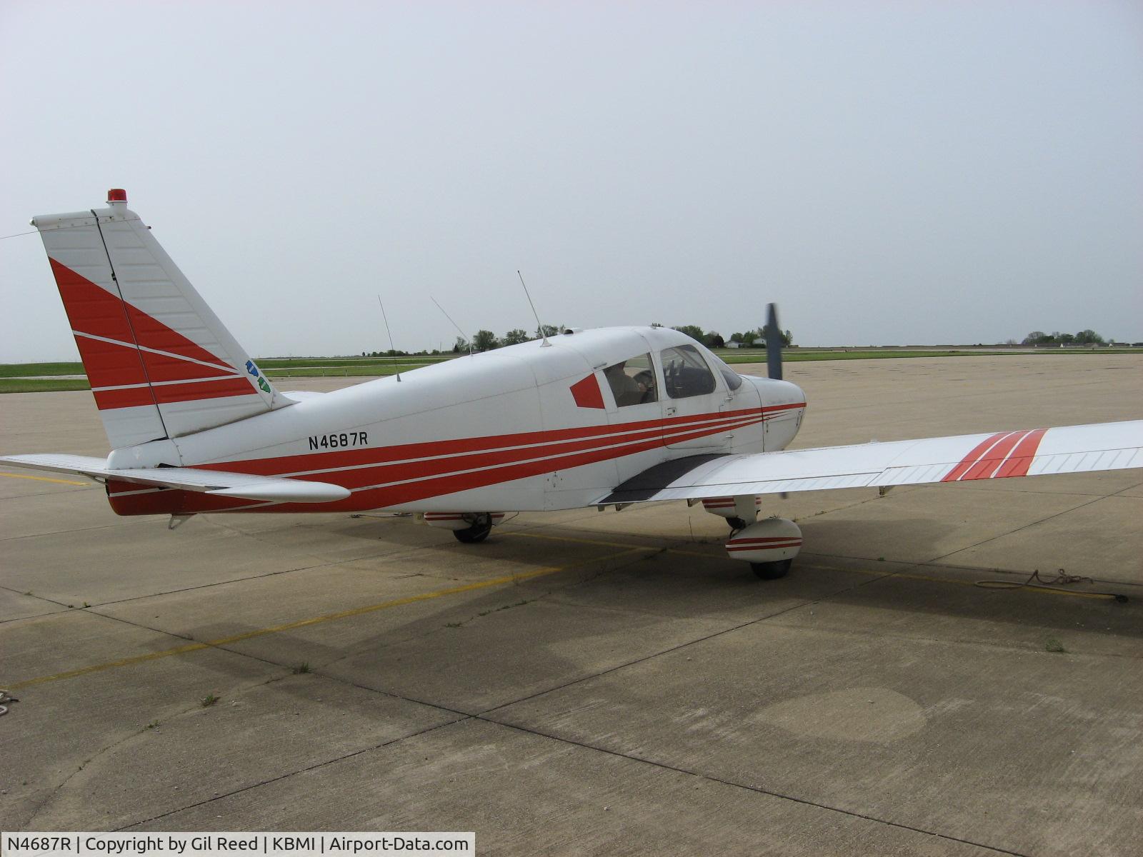 N4687R, 1966 Piper PA-28-140 C/N 28-21448, Formerly owned 4-sear Cherokee 140 I logged 2200+ hrs