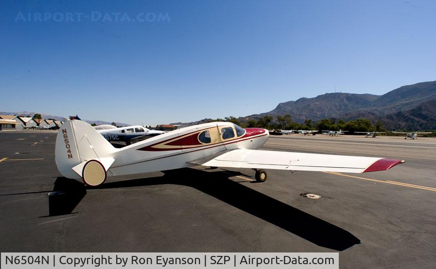 N6504N, 1949 Bellanca 14-13-3 Cruisair Senior C/N 1621, 1949 Bellanca