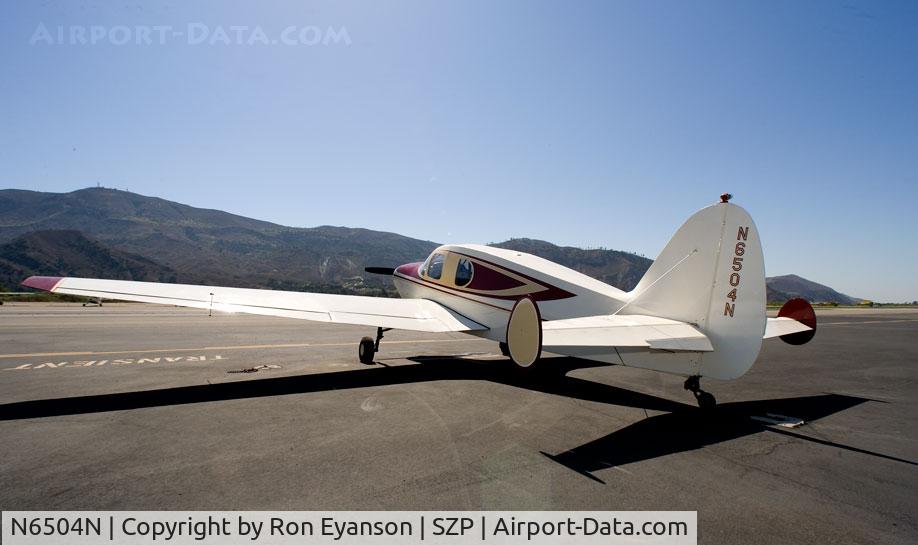 N6504N, 1949 Bellanca 14-13-3 Cruisair Senior C/N 1621, 1949 Bellanca