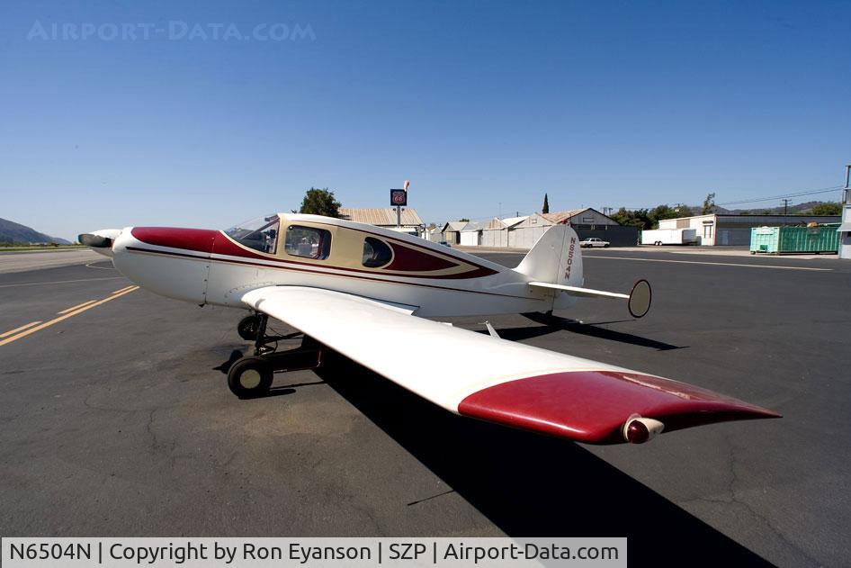 N6504N, 1949 Bellanca 14-13-3 Cruisair Senior C/N 1621, Bellanca
