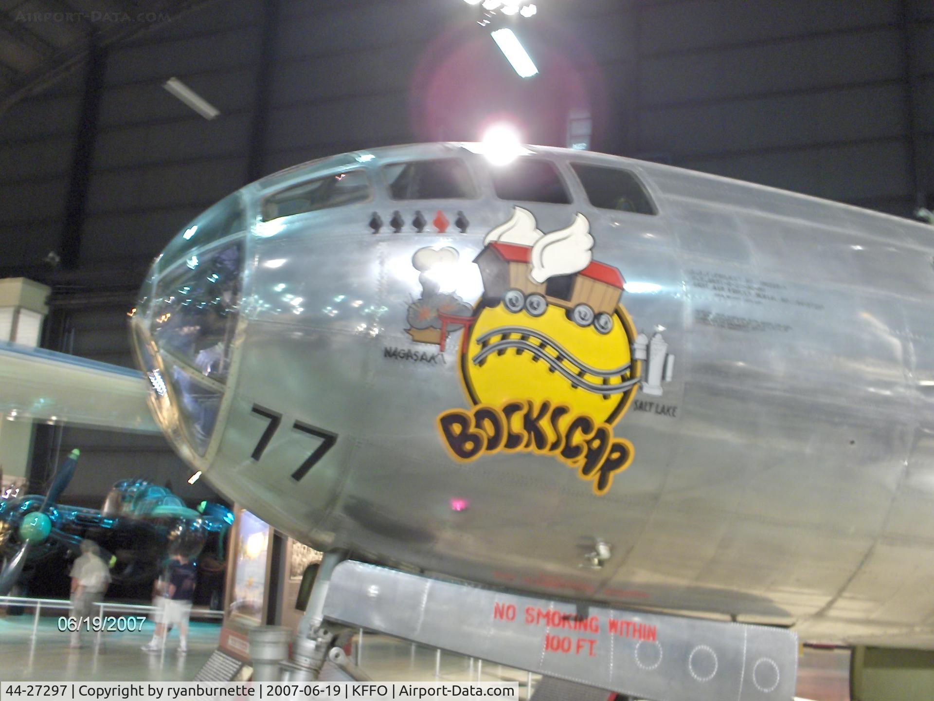 44-27297, 1944 Boeing B-29 Superfortress C/N 3615, Wright Patt / Bocks Car