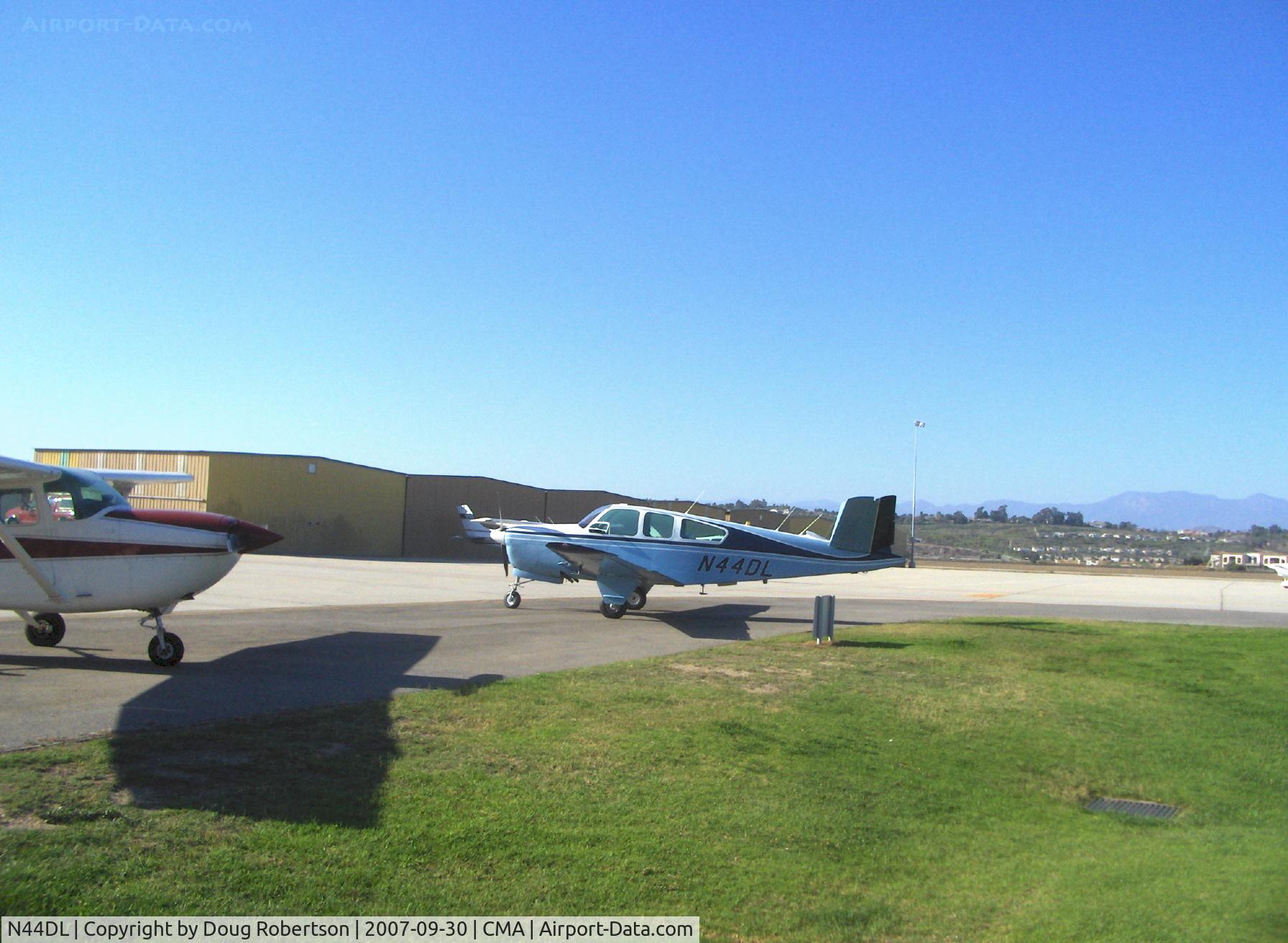 N44DL, 1956 Beech G35 Bonanza C/N D-4749, 1956 Beech G35 BONANZA, Continental E-225-8 225 Hp