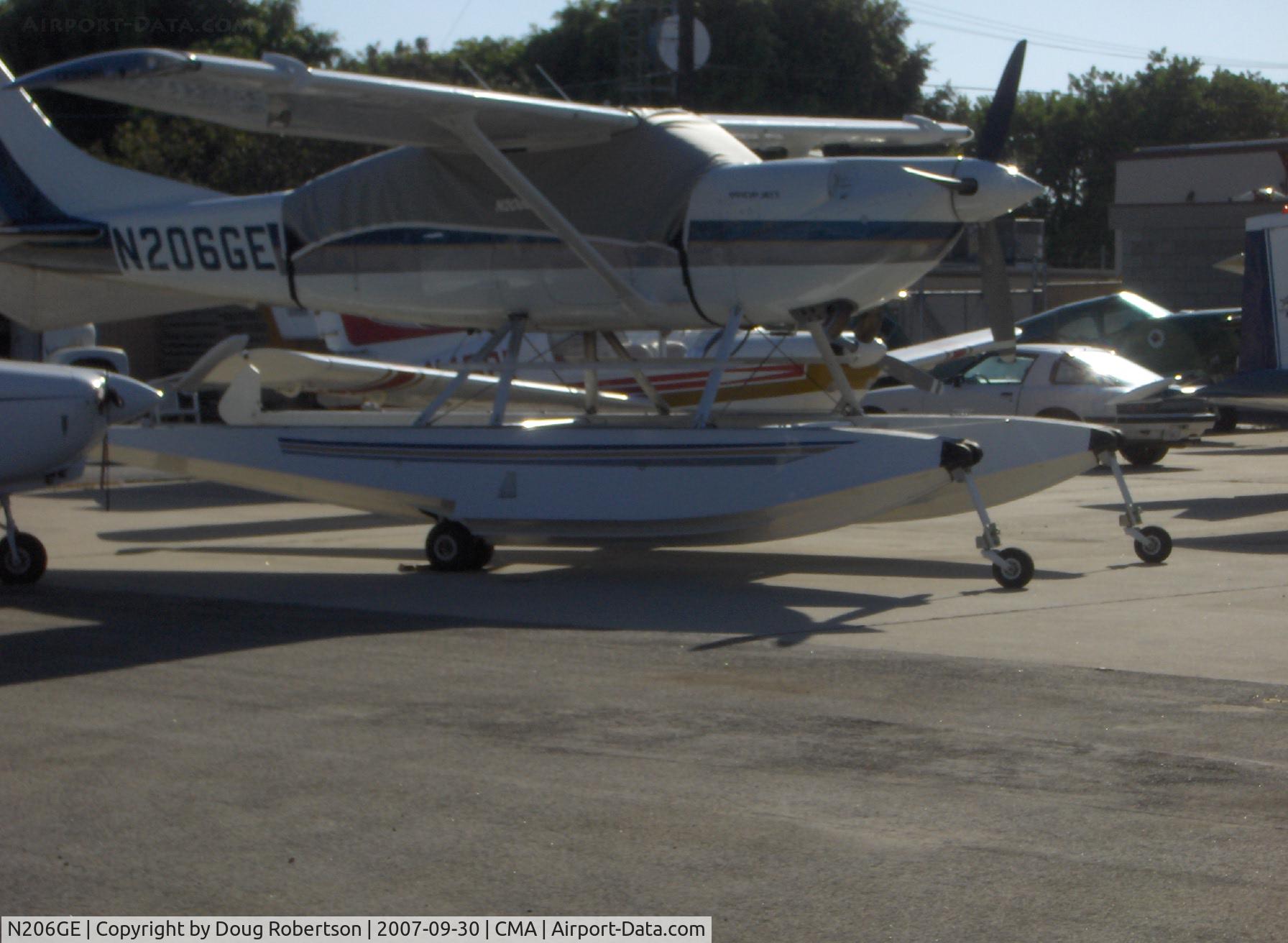 N206GE, 1994 Cessna U206G Stationair C/N U20606908, 1994 Cessna TU206G TURBO STATIONAIR Amphibian, Rolls Royce (USA) Allison 250-B17 420 shp turboprop conversion, Wipline amphibious floats