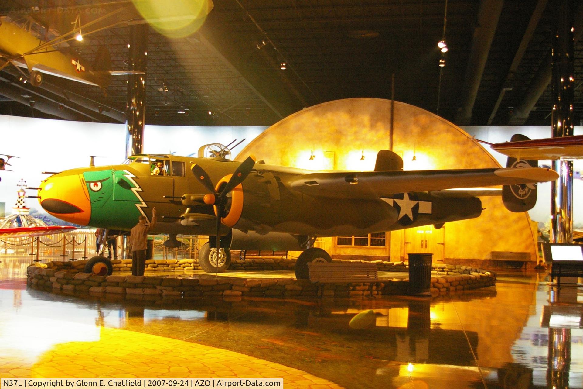 N37L, 1952 North American B-25H Mitchell C/N 98-21900, 43-4899 at the Air Zoo