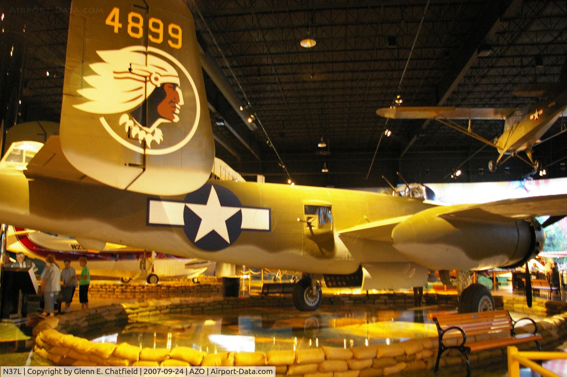 N37L, 1952 North American B-25H Mitchell C/N 98-21900, 43-4899 at the Air Zoo
