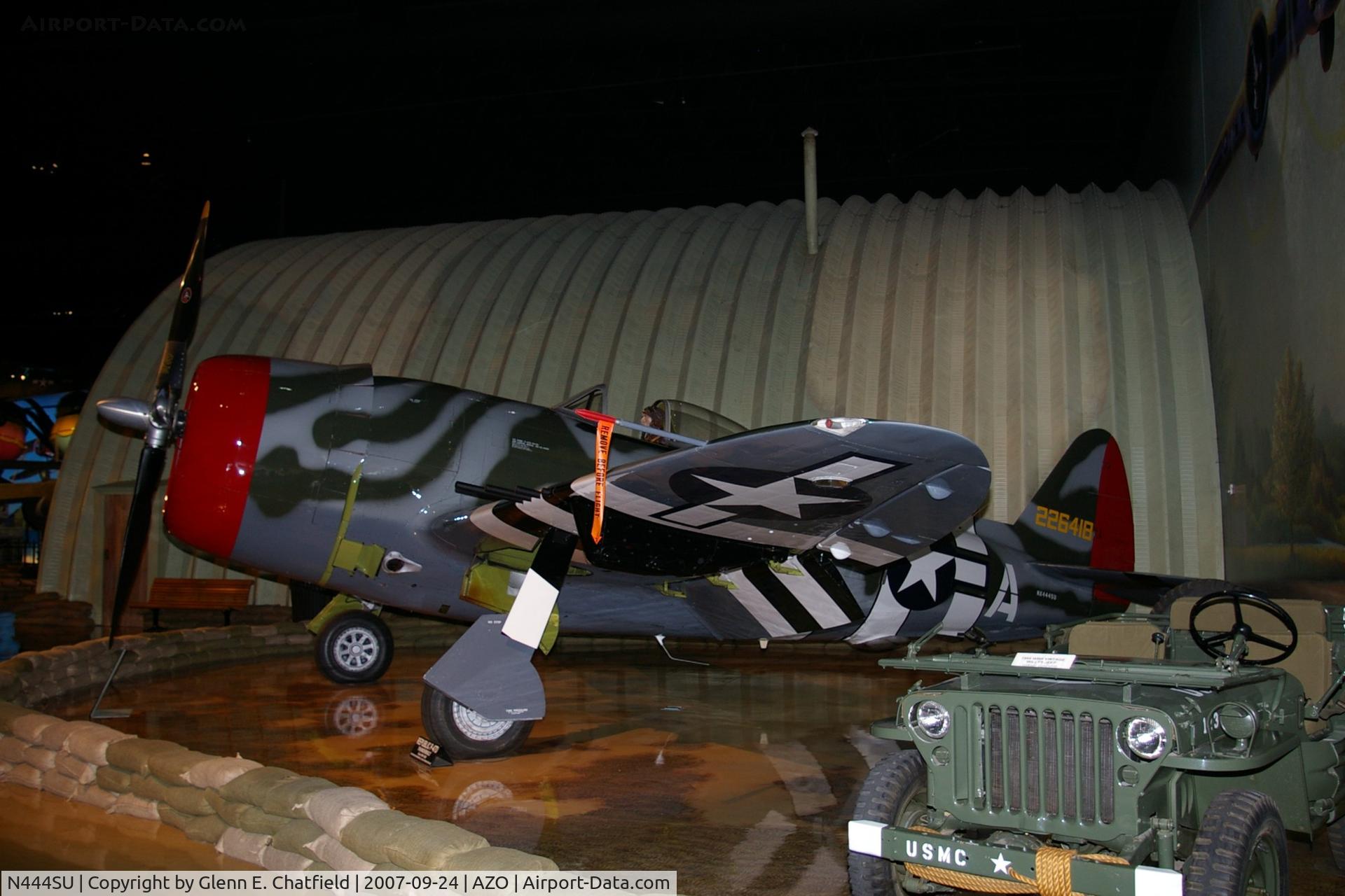 N444SU, 1944 Republic P-47D Thunderbolt C/N 399-55720, At the Kalamazoo Air Zoo
