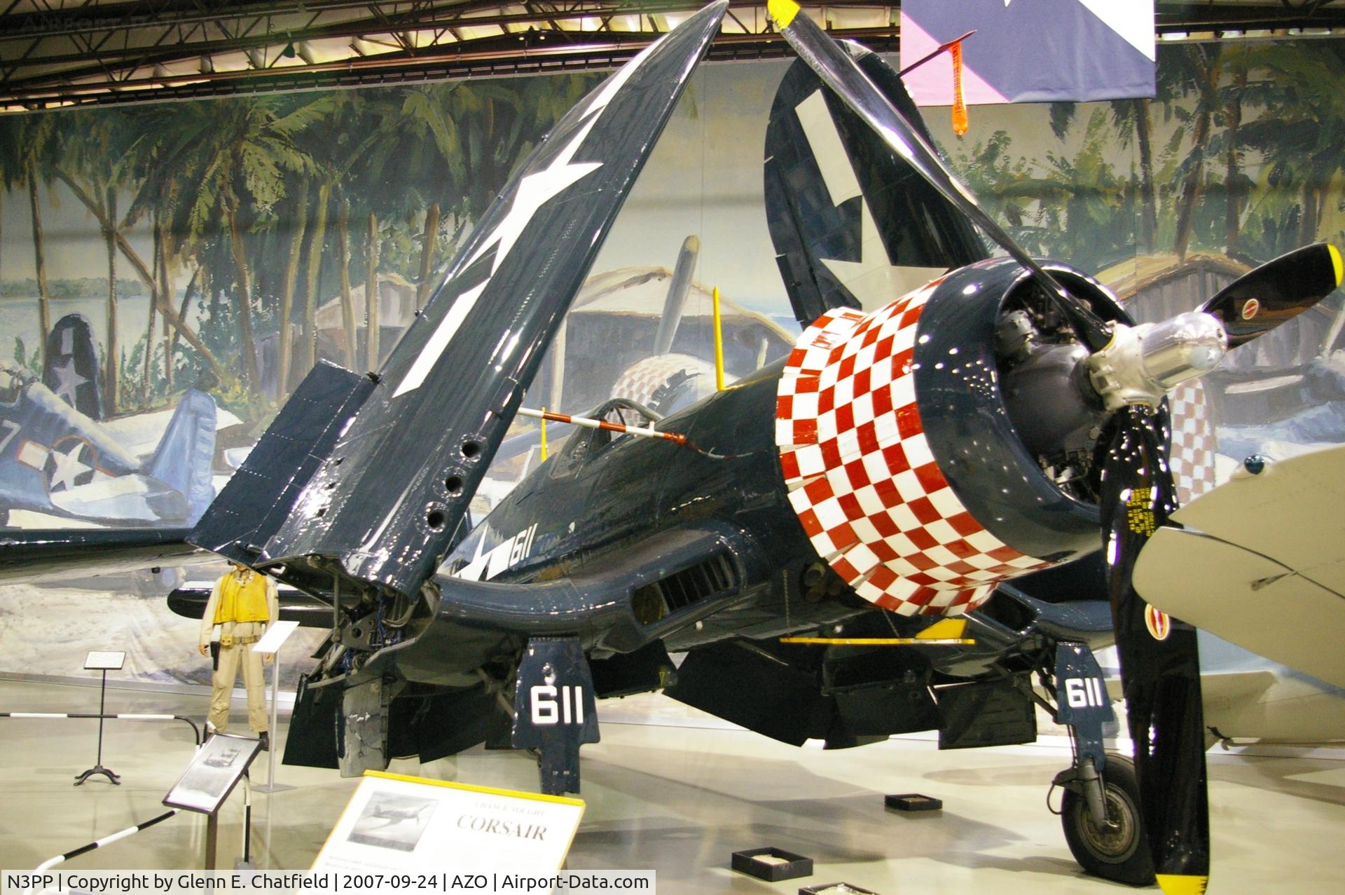 N3PP, 1941 Goodyear FG-1D Corsair C/N 3770, At the Kalamazoo Air Zoo