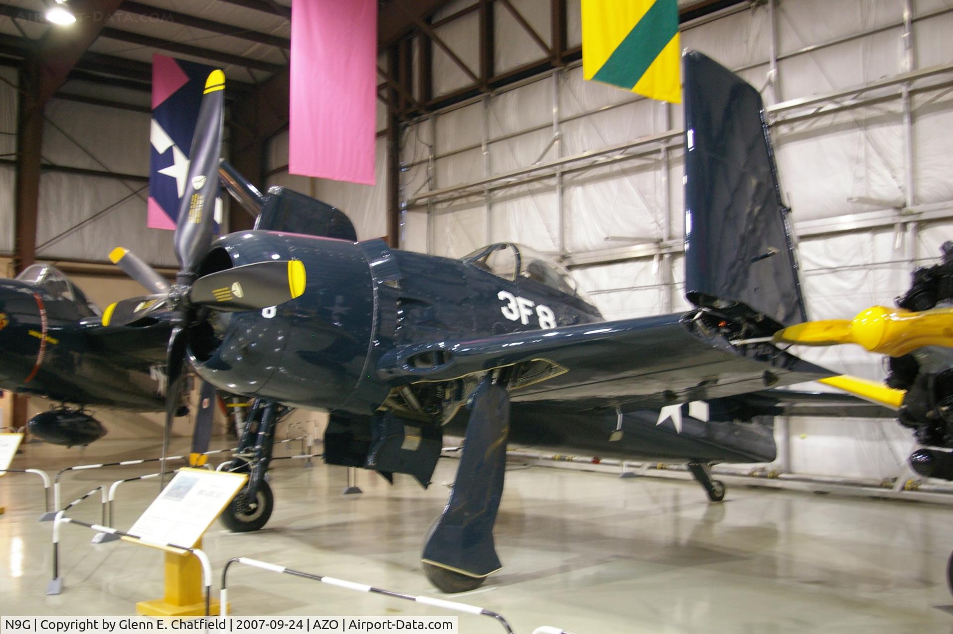N9G, Grumman F8F-1 Bearcat C/N D.18, At the Kalamazoo Air Zoo