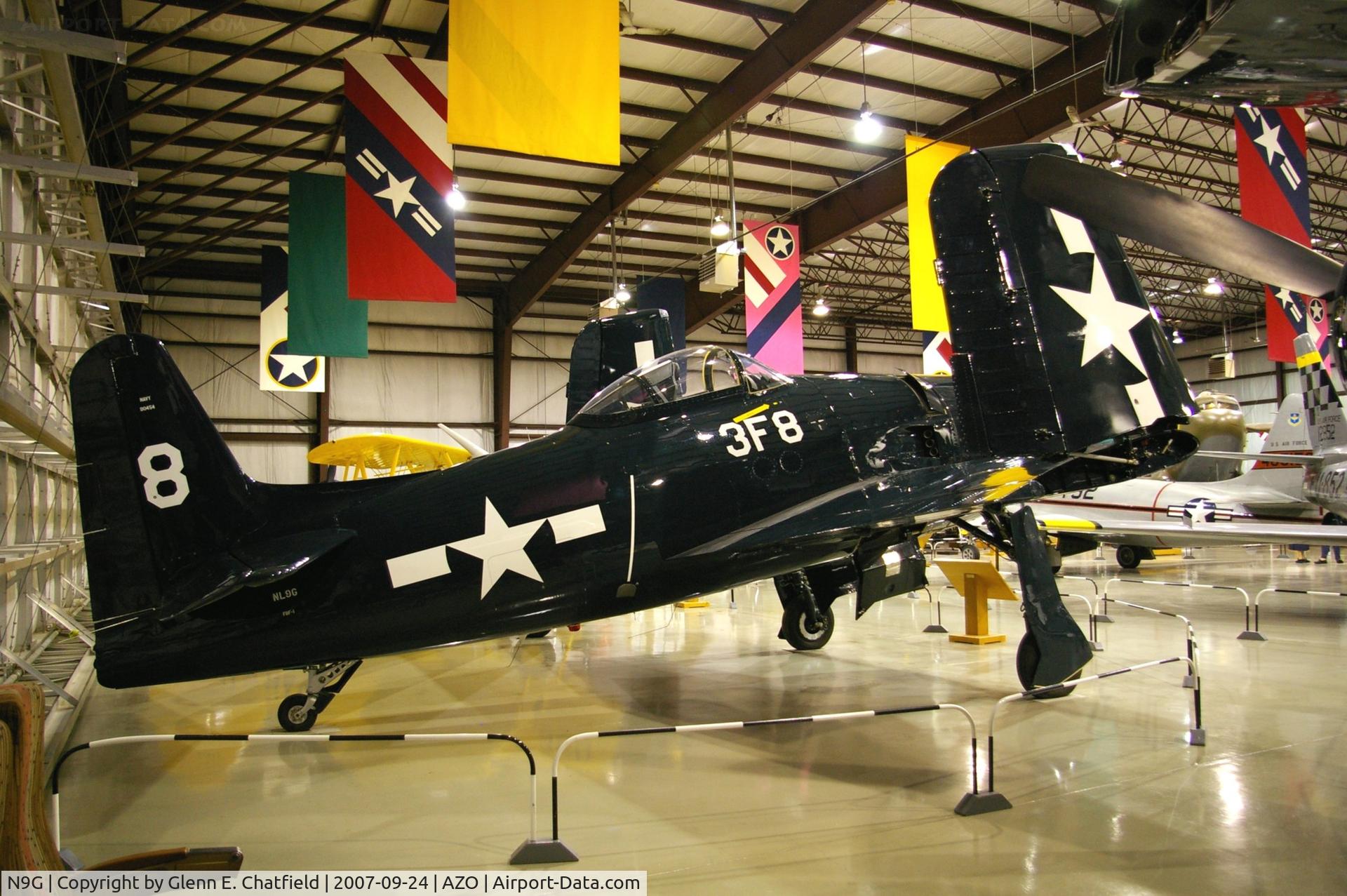 N9G, Grumman F8F-1 Bearcat C/N D.18, At the Kalamazoo Air Zoo