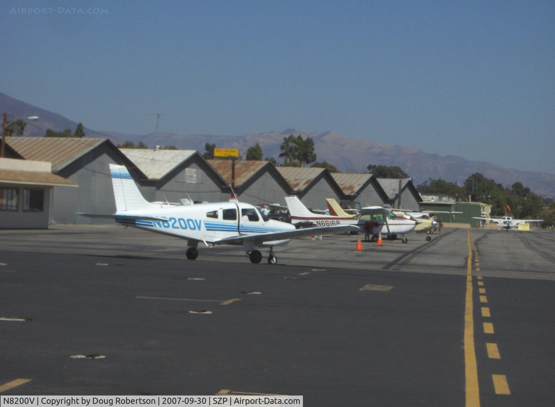 N8200V, 1980 Piper PA-28-161 Warrior II C/N 28-8016319, 1980 Piper PA-28-161 WARRIOR II, Lycoming O-320-D3G 160 Hp, taxi