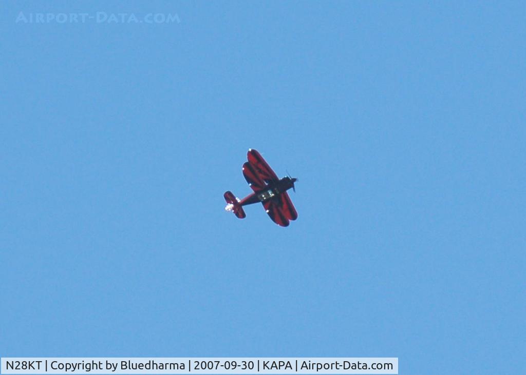N28KT, 2005 Stolp SA-750 Acroduster Too C/N 0028, Power Play turning towards Littleton.