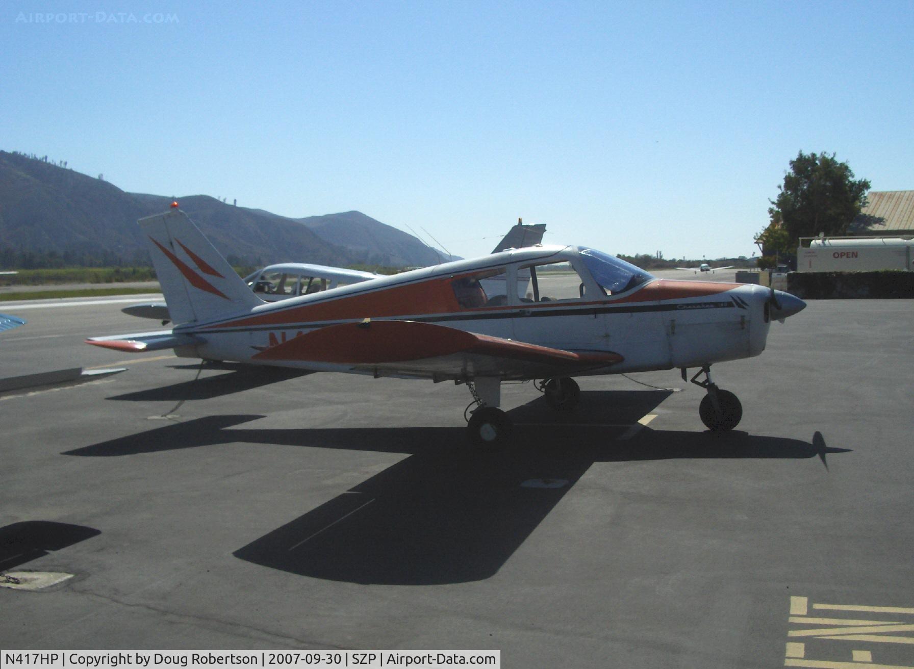 N417HP, 1964 Piper PA-28-140 C/N 28-20276, 1964 Piper PA-28-140 CHEROKEE, Lycoming O-320-E2A 150 Hp