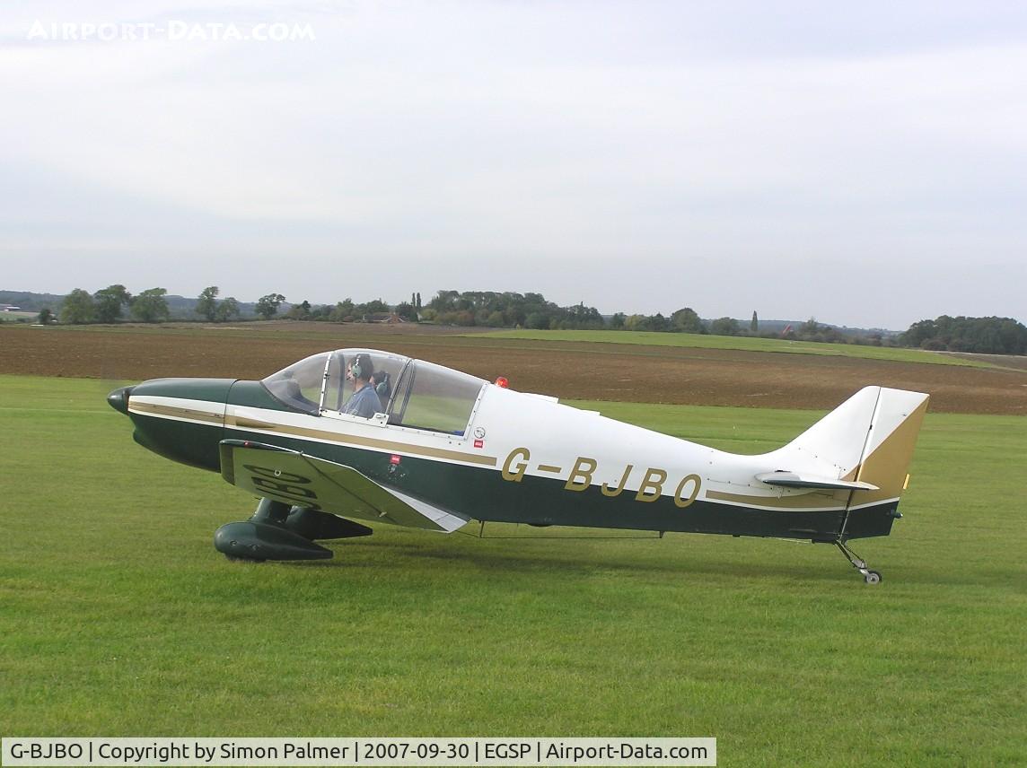 G-BJBO, 1966 CEA Jodel DR-250-160 Capitaine C/N 40, Jodel taxying out for take-off at Sibson