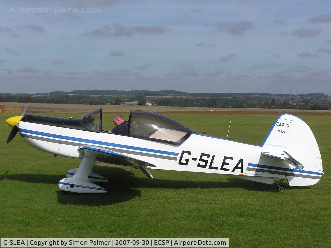 G-SLEA, 1980 Mudry CAP-10B C/N 124, CAP 10B sitting in the sunshine at Sibson