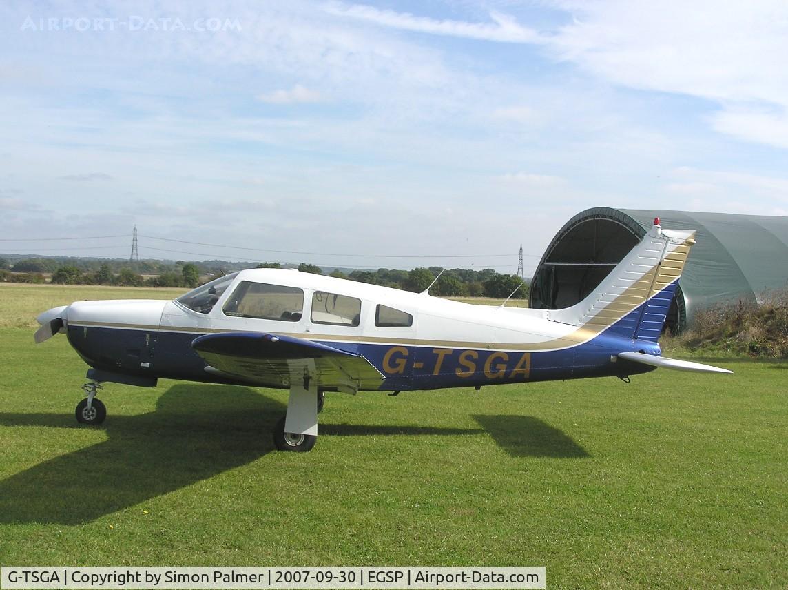 G-TSGA, 1977 Piper PA-28R-201 Cherokee Arrow III C/N 28R-7737082, PA28R based at Sibson
