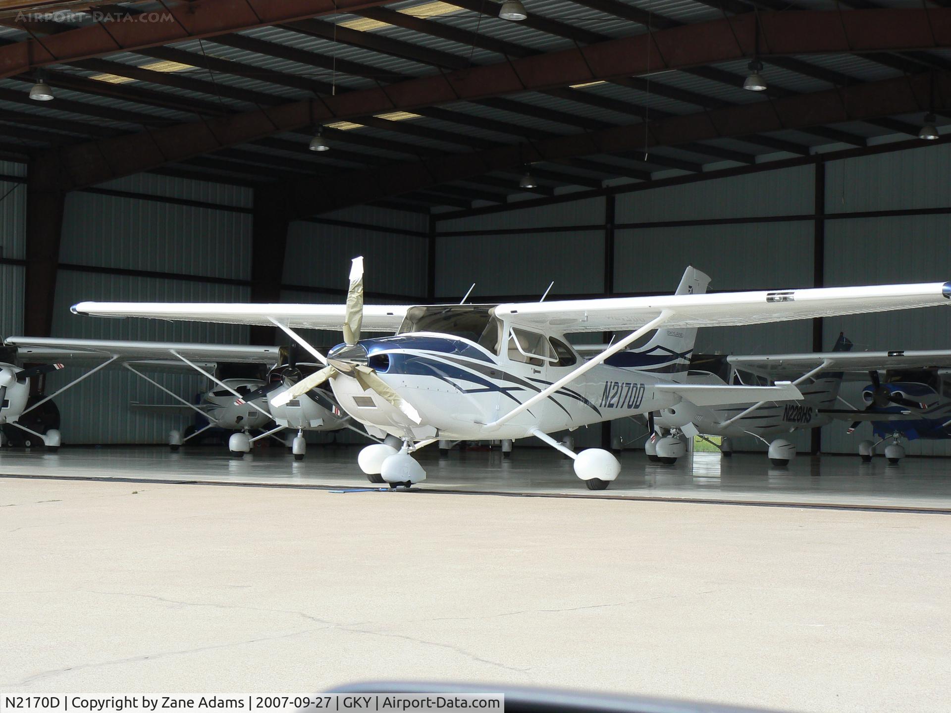 N2170D, 2007 Cessna 182T Skylane C/N 18281919, on the ramp at Arlington Muni - Van Bortel
