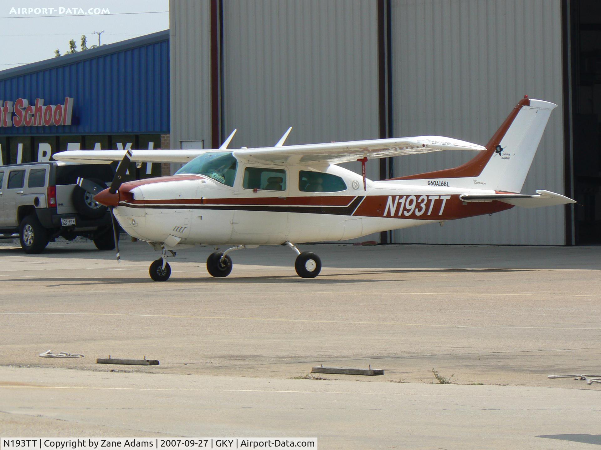 N193TT, 1976 Cessna T210M Turbo Centurion C/N 21061601, on the ramp at Arlington Muni