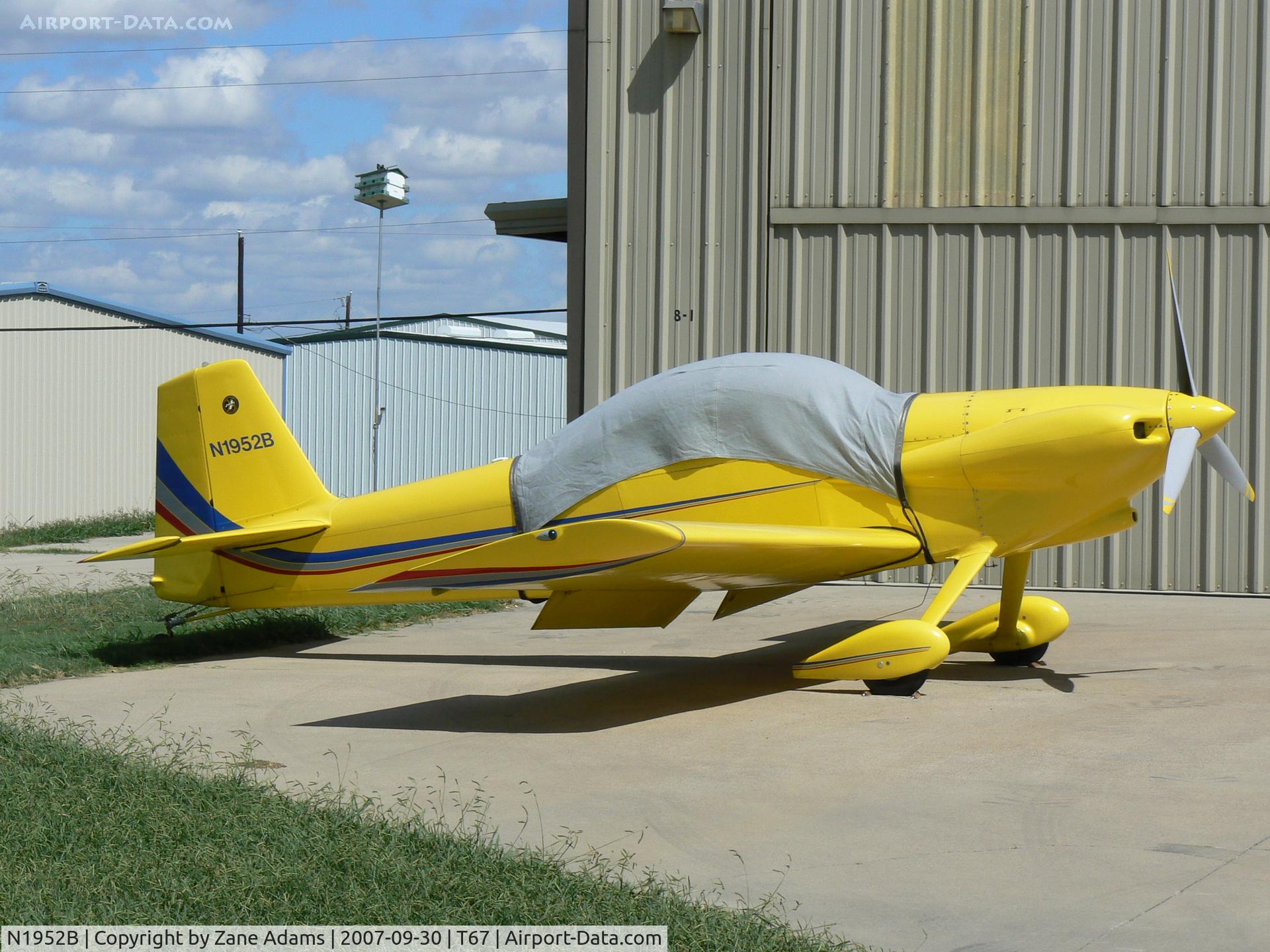 N1952B, 1995 Vans RV-4 C/N 1771, Hicks Field - Ft. Worth, TX