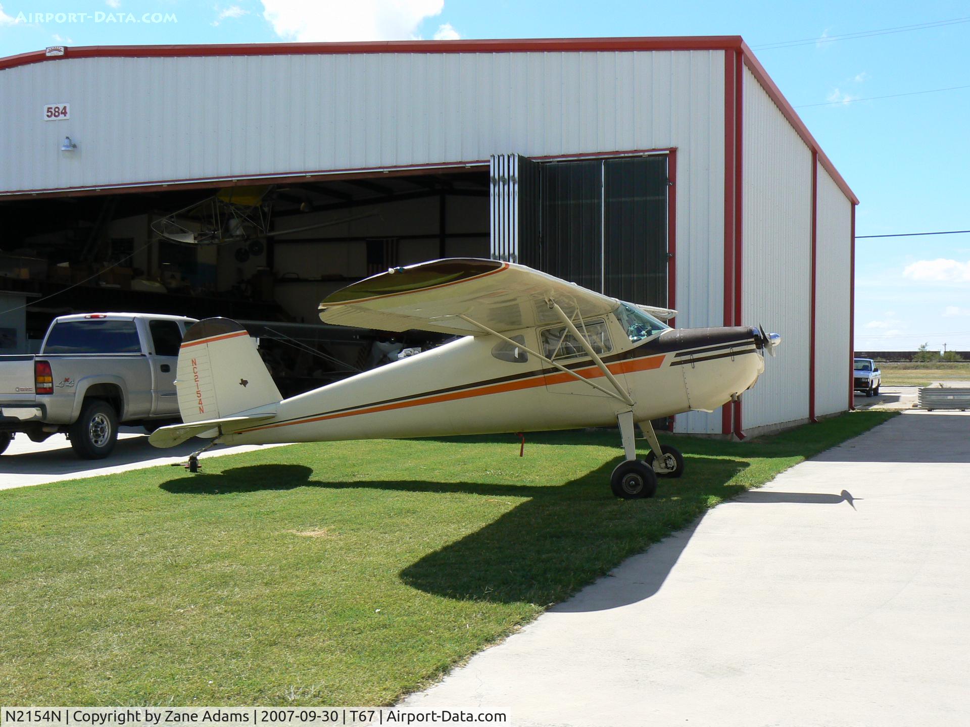 N2154N, 1947 Cessna 140 C/N 12390, Hicks Field - Ft. Worth, TX