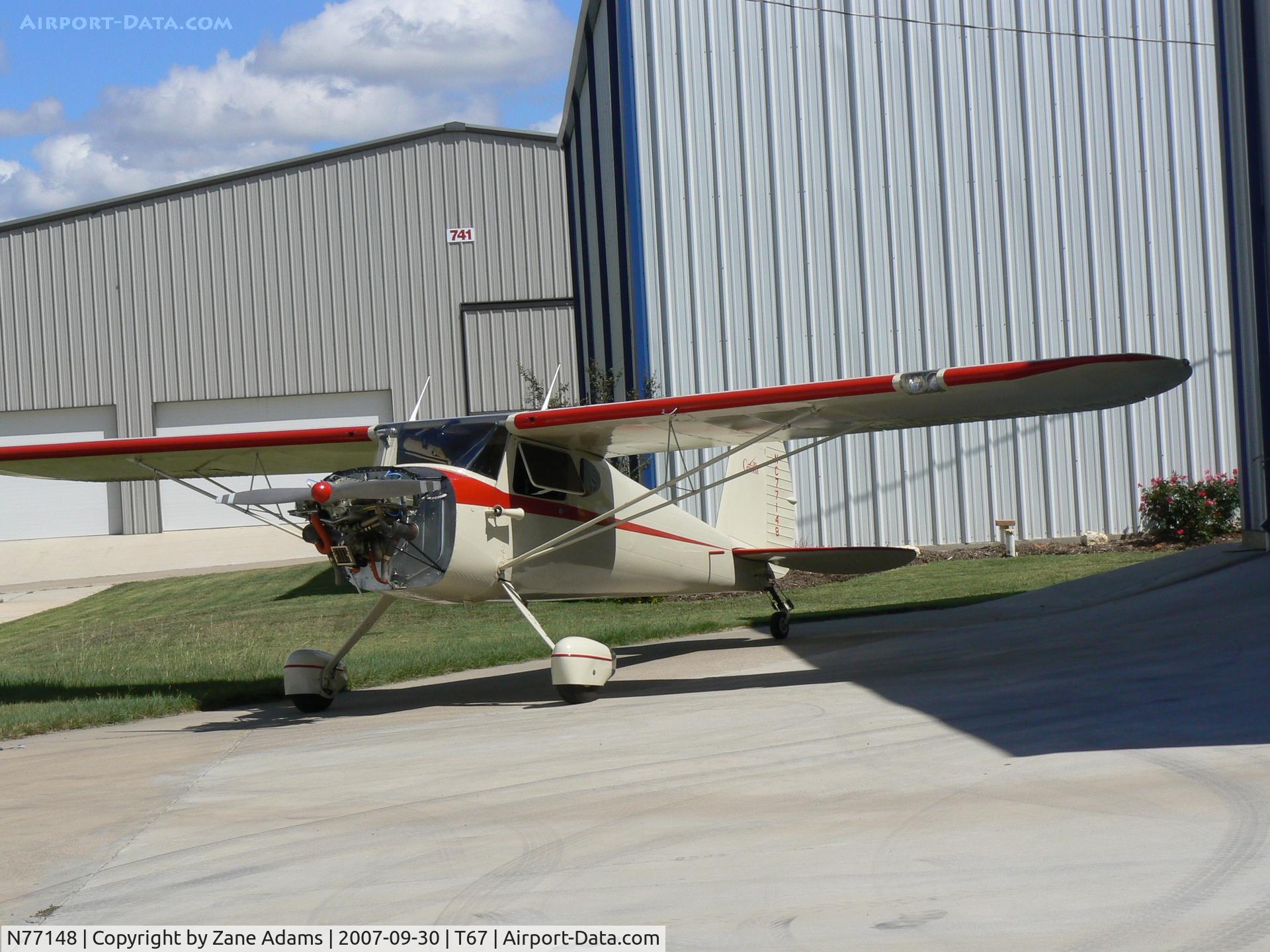 N77148, 1946 Cessna 120 C/N 11610, Hicks Field - Ft. Worth, TX