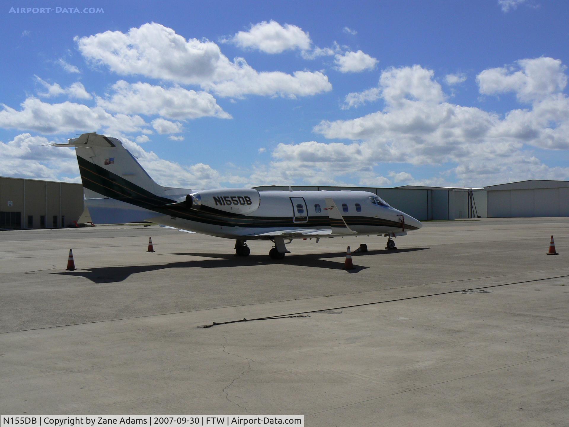 N155DB, 1990 Gates Learjet 55C C/N 141, On the ramp at Meacham Field