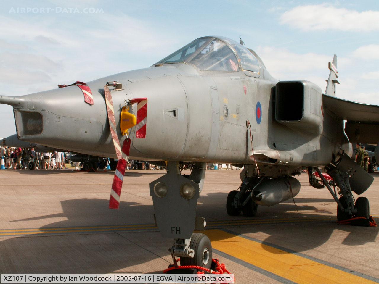 XZ107, 1976 Sepecat Jaguar GR.3A C/N S.108, Jaguar GR.3A/41 Sqn RAF/Fairford 2005