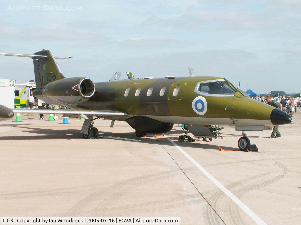 LJ-3, 1981 Gates Learjet 35A C/N 35A-470, Learjet 35A/Finnish AF/Fairford 2005