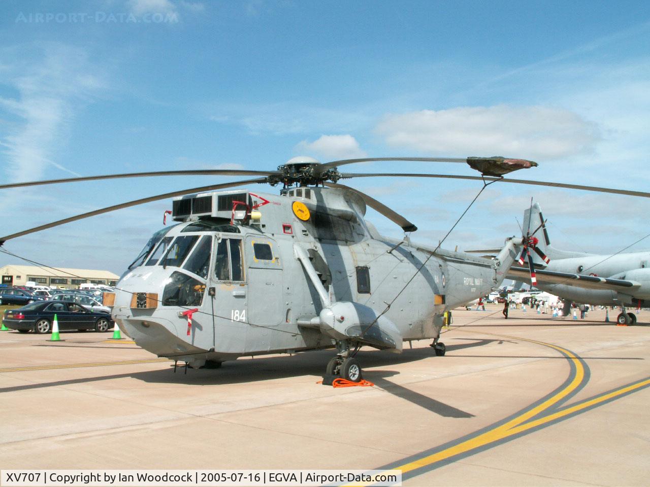 XV707, 1971 Westland Sea King ASaC.7 C/N WA678, Sea King ASaC.7/849 Sqn Royal Navy/Fairford 2005