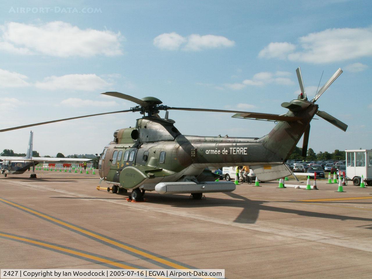 2427, Aérospatiale AS-532UL Cougar C/N 2427, AS.532/1 RHC French Army/Fairford 2005
