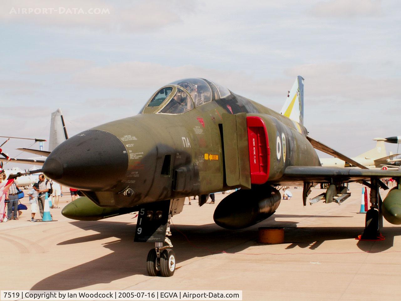 7519, 1969 McDonnell Douglas RF-4E Phantom II C/N 4164, McDonnell-Douglas RF-4E/348 Mira Hellenic AF/Fairford 2005