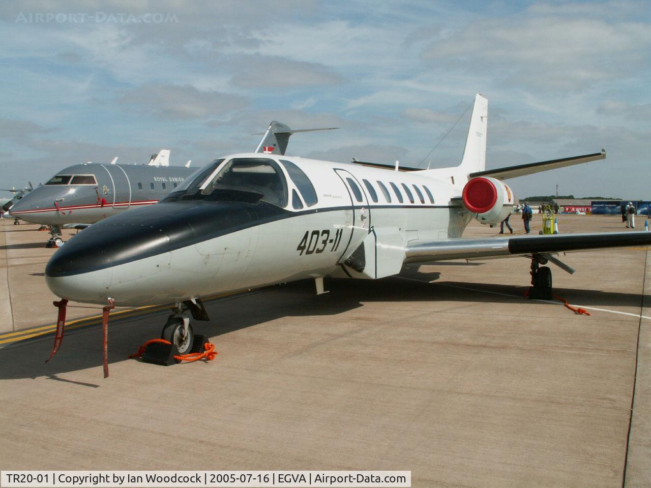 TR20-01, 1992 Cessna 560 Citation V C/N 560-0161, Cessna 560/403 Esc Spanish AF/Fairford 2005