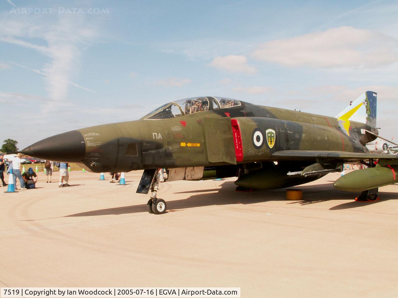 7519, 1969 McDonnell Douglas RF-4E Phantom II C/N 4164, McDonnell-Douglas RF-4E/348 Mira Hellenic AF/Fairford 2005