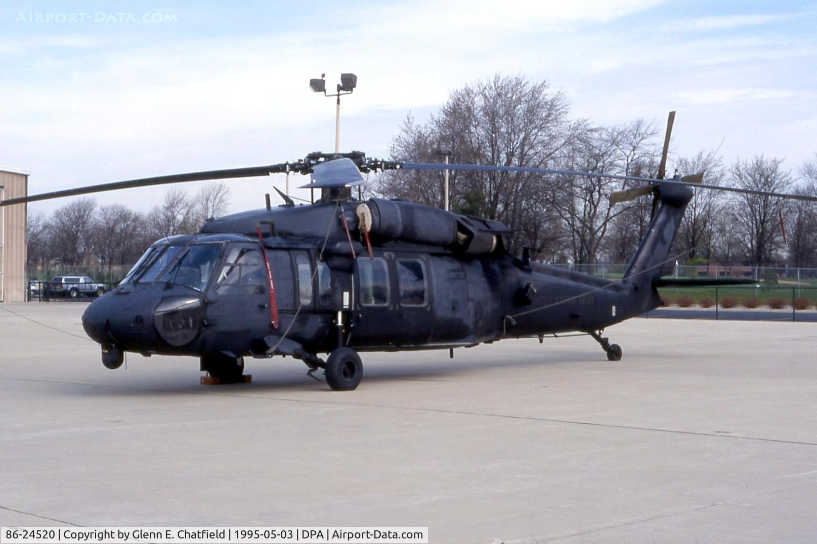 86-24520, 1986 Sikorsky MH-60A Black Hawk C/N 70-1020, MH-60A