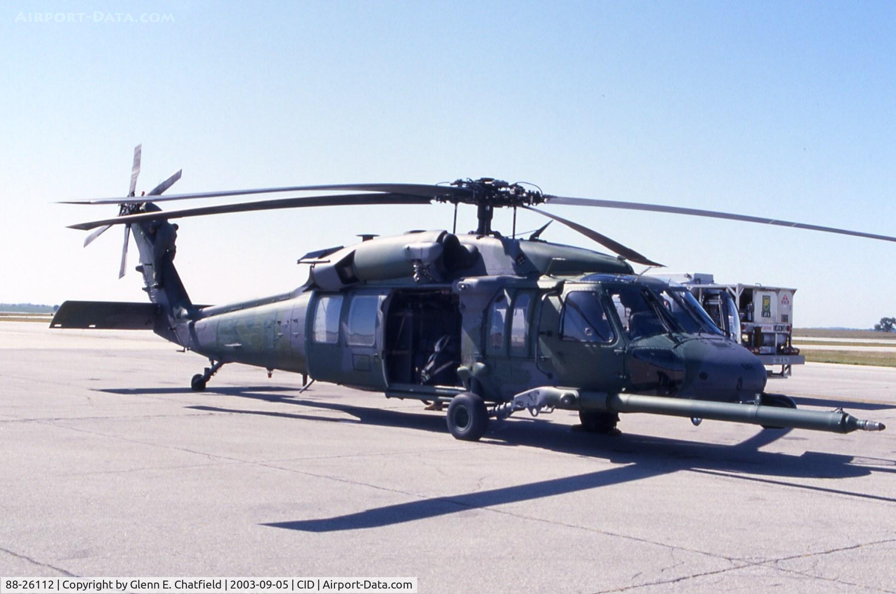 88-26112, 1989 Sikorsky HH-60G Pave Hawk C/N 70-1310, Pave Hawk passing through