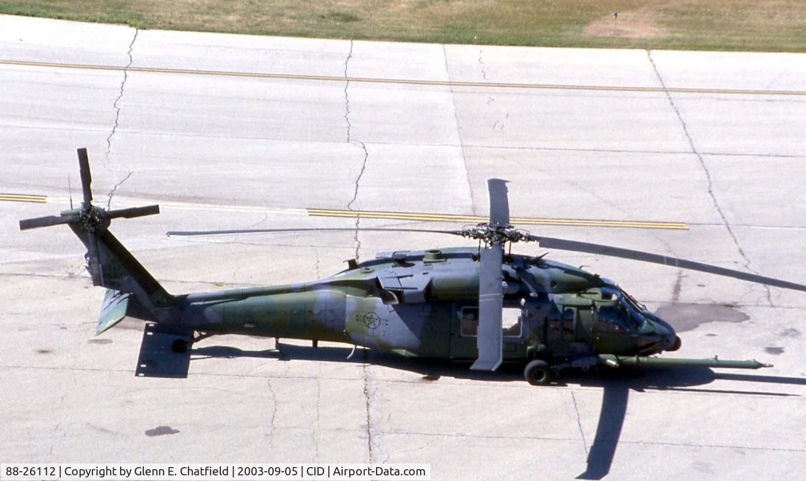 88-26112, 1989 Sikorsky HH-60G Pave Hawk C/N 70-1310, Pave Hawk passing through