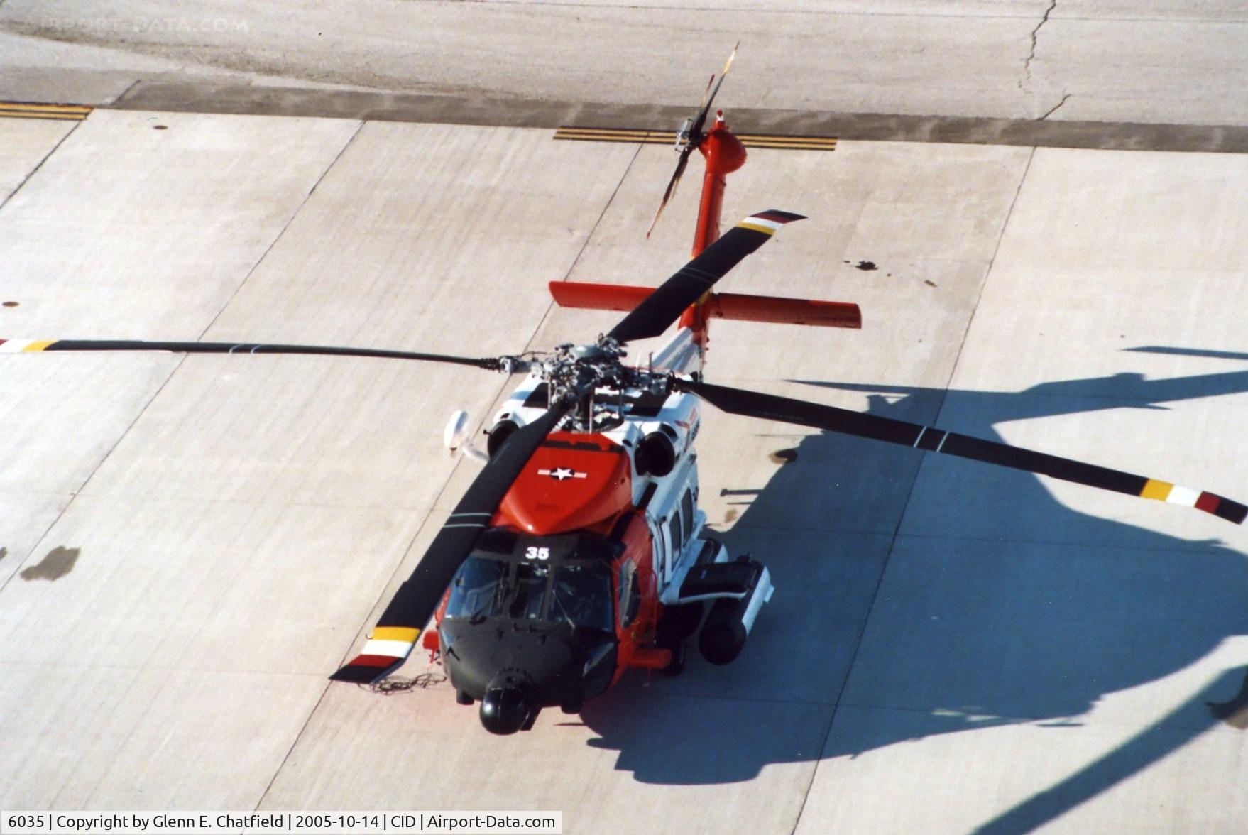 6035, Sikorsky HH-60J Jayhawk C/N 70.1956, HH-60J at the base of the control tower
