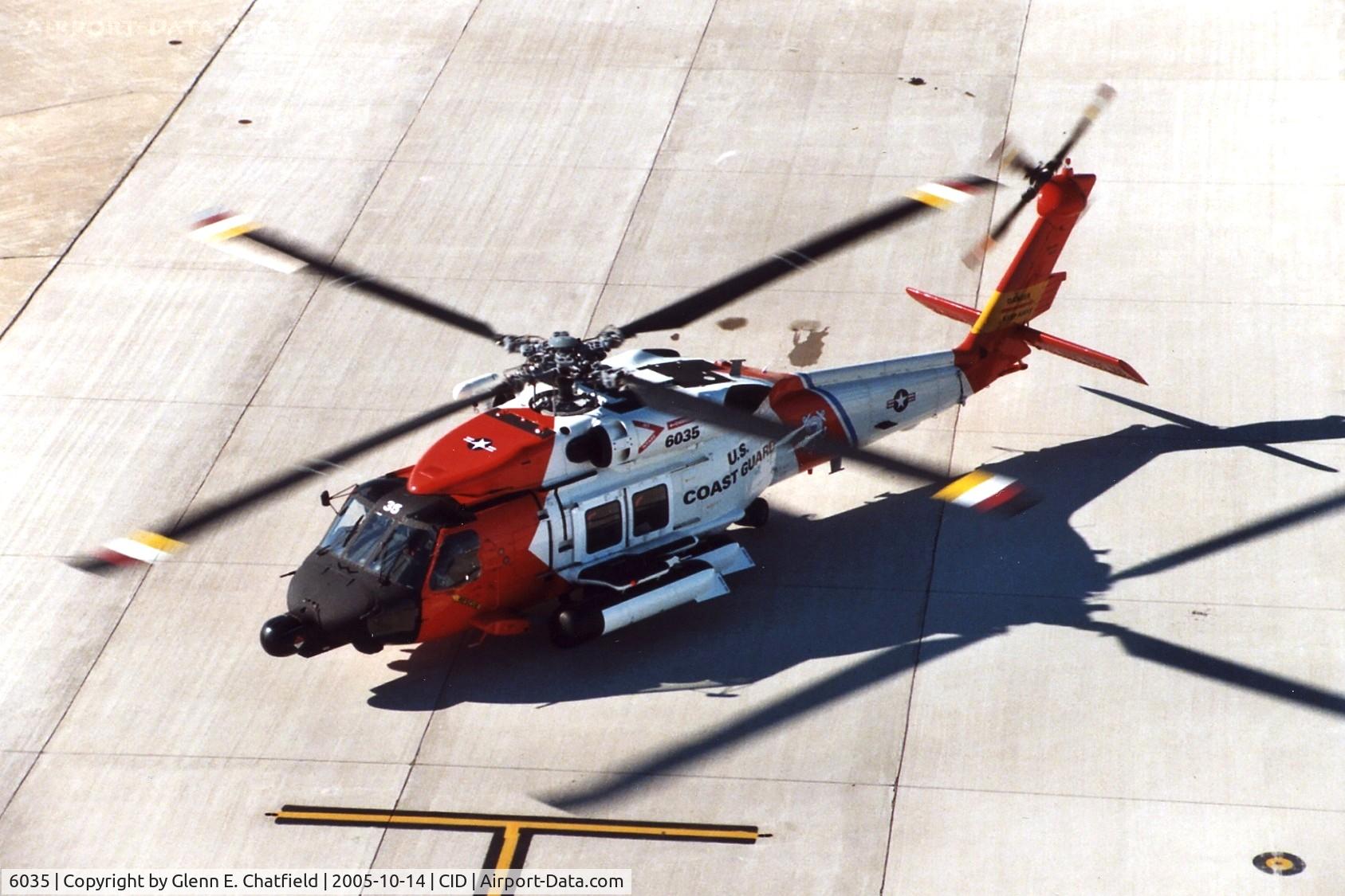 6035, Sikorsky HH-60J Jayhawk C/N 70.1956, HH-60J at the base of the control tower