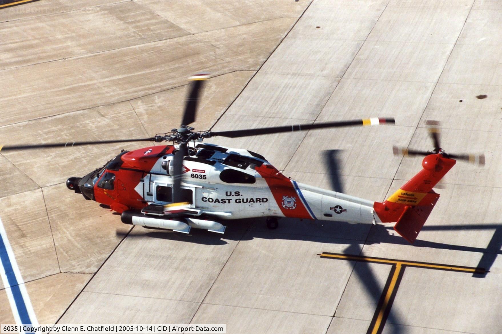 6035, Sikorsky HH-60J Jayhawk C/N 70.1956, HH-60J at the base of the control tower