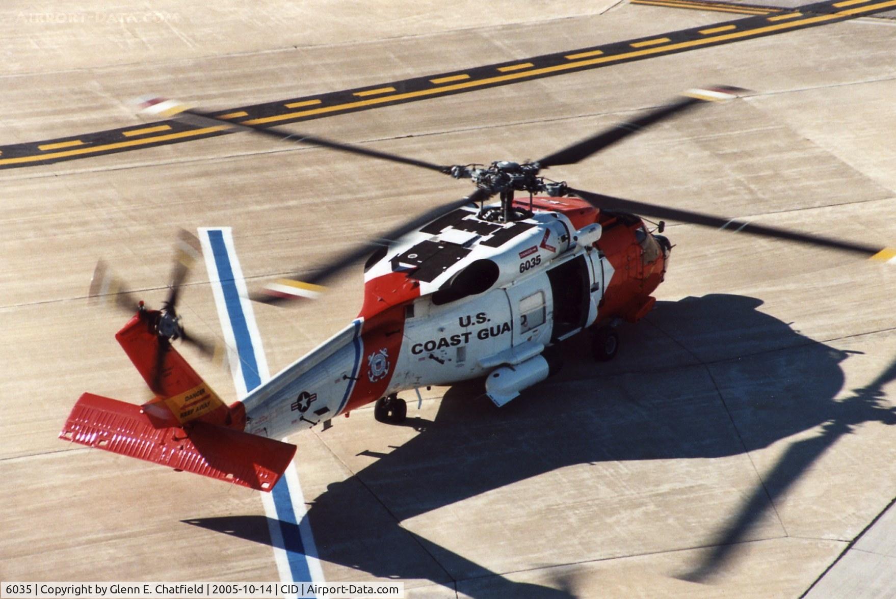 6035, Sikorsky HH-60J Jayhawk C/N 70.1956, HH-60J at the base of the control tower